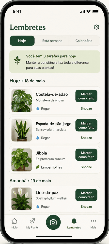 Detalhes e journal no Leafkind